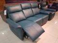 Кожаный Диван Анголо зеленый (Реклайнеры) каталог мебели